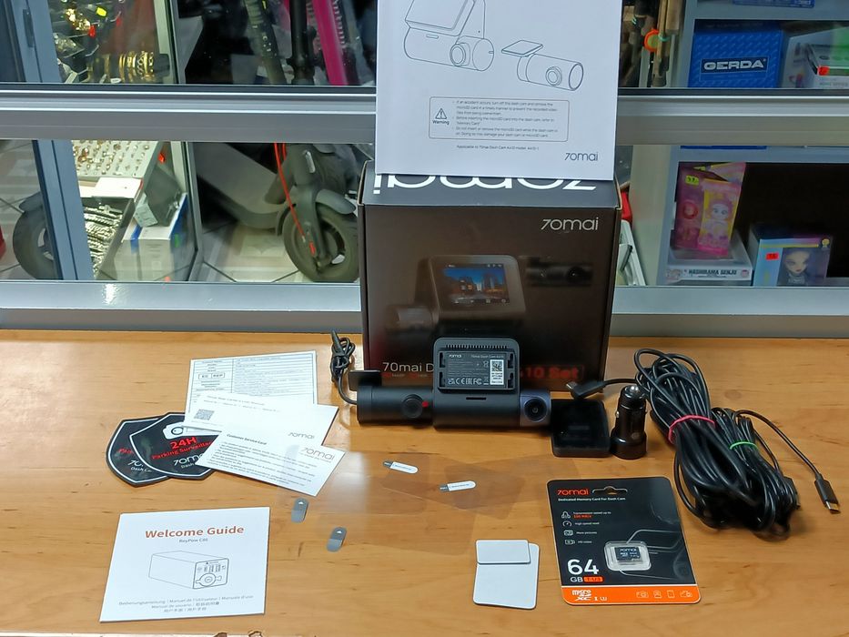 !NOWY! Wideorejestrator 70mai A410 Set +kamera tył