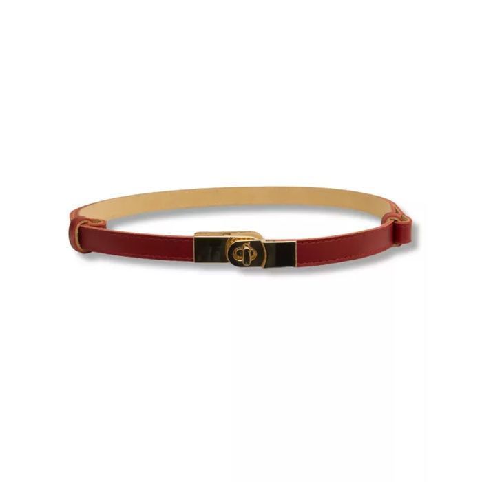 Pasek Damski Skórzany Czerwony Kallie Giovani