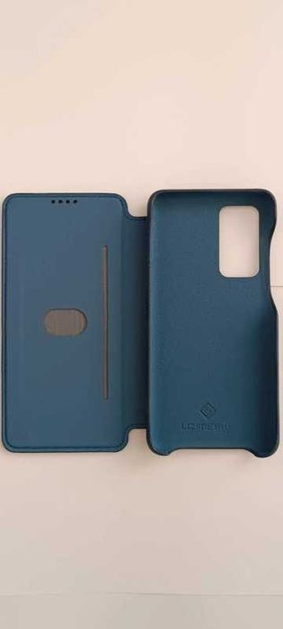 Etui ze skory ze skóry ekologicznej do Huawei P40 granatowy