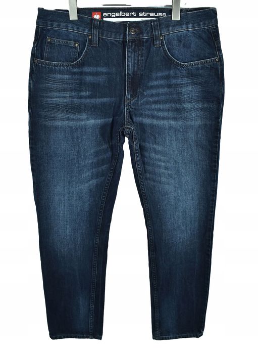 Engelbert Strauss Męskie Spodnie Jeansowe Jeansy 52