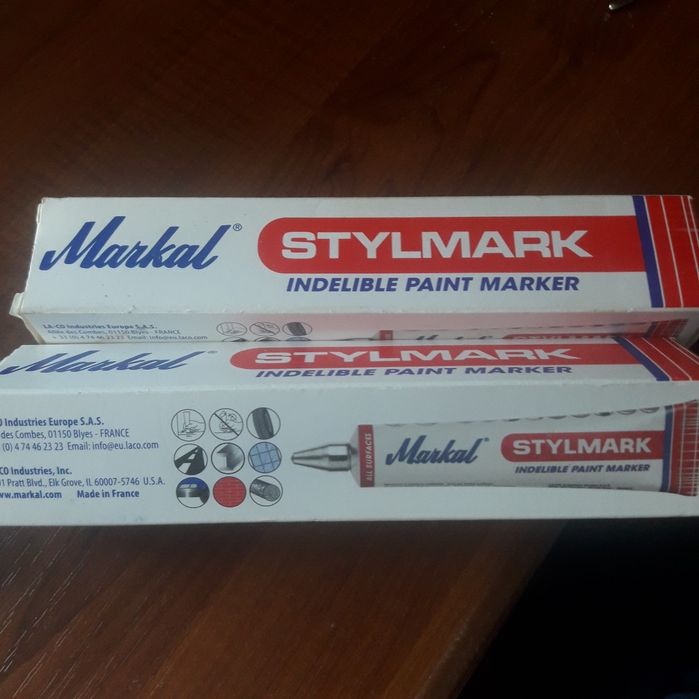 Маркер по металу stylmark 3 mm