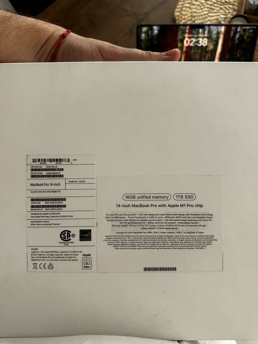 MacBook Pro 14" M1 Pro / 16GB / 1TB – Stan jak nowy!