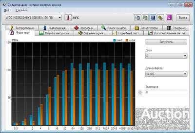 Жесткий диск для ПК Western Digital 126GB