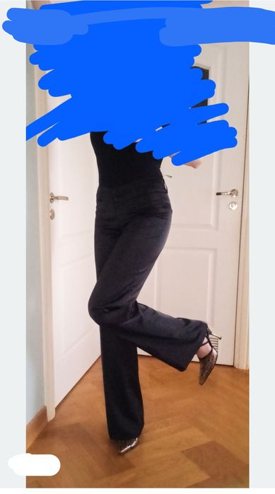 Брюки жіночі тканина блистить як матовий атлас