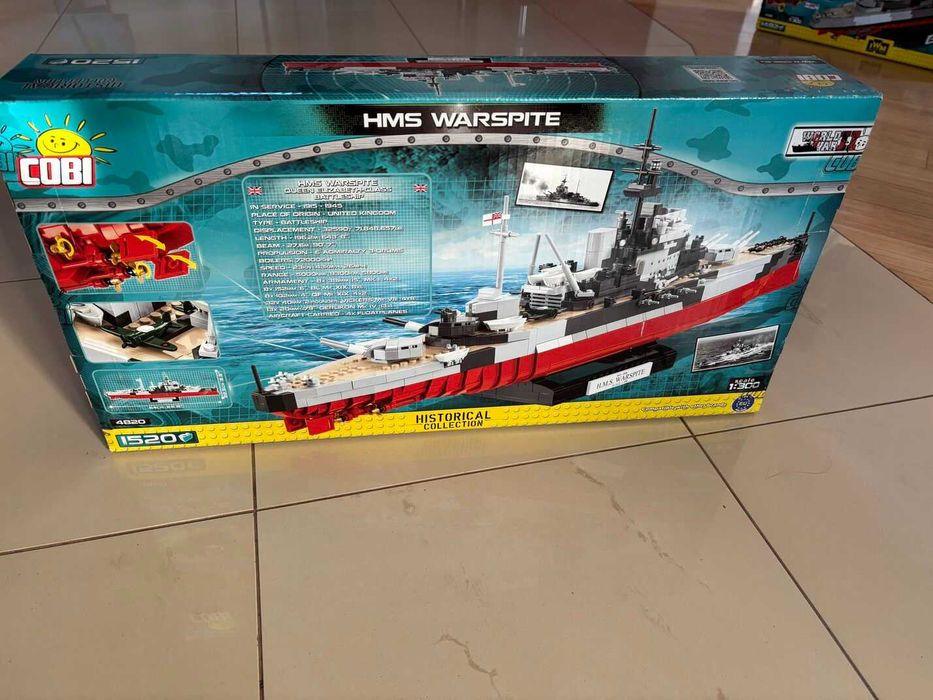 Cobi 4820, Brytyjski pancernik HMS Warspite