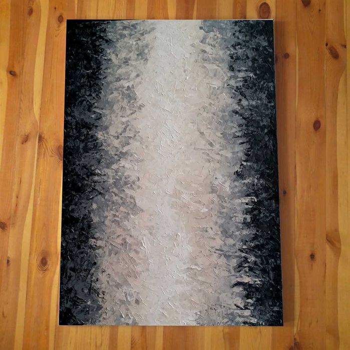 Sprzedam obraz " Czarna abstrakcja"