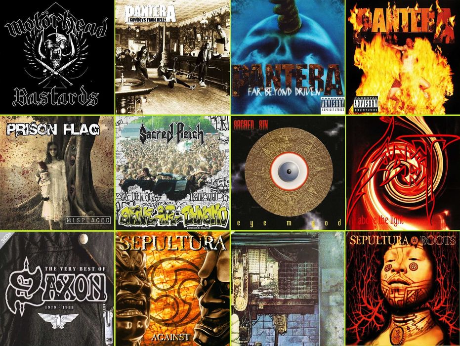 60 CDs - METAL - Raros - Muito Bom Estado