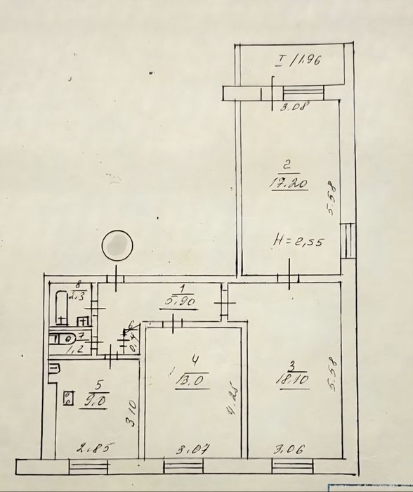 Продаж 3-х кімнатної квартири. Центр мікрорайона Ювілейний.