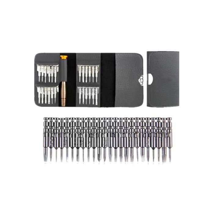 Zestaw PRECYZYJNYCH ŚRUBOKRĘTÓW mini zestaw 25 wykrętaków etui KD10953