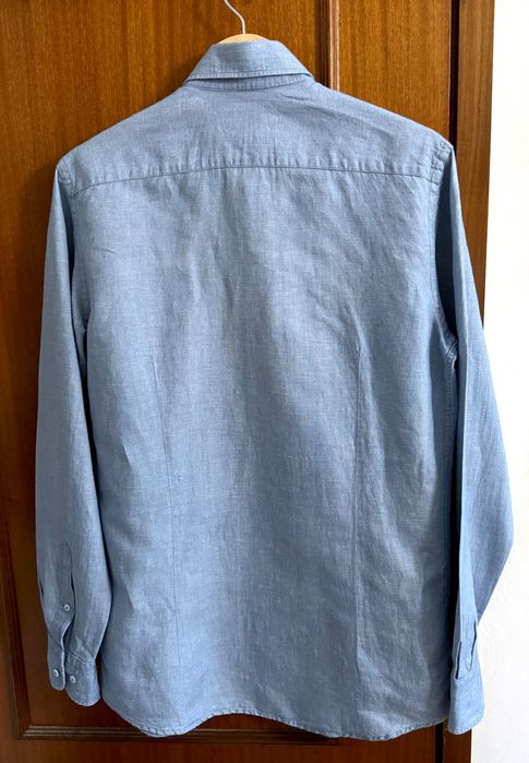 Camisa Massimo Dutti, Denim, Como Novo