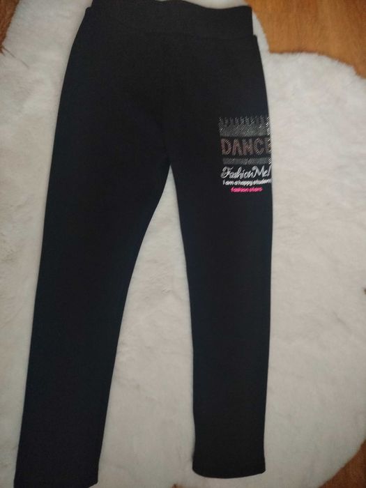 Legginsy ocieplane dziewczęce