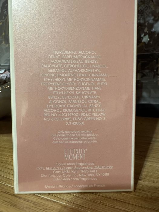 Perfumy Calvin Klein 100ml