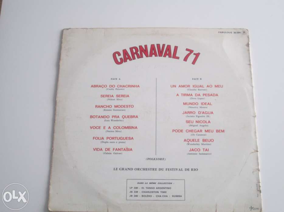Disco de vinil, - Carnaval 71 (LP)