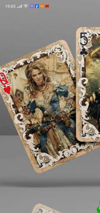 Карты игральные пластиковые