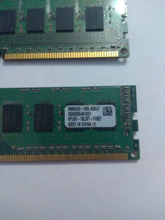 Оперативная память Kingston DDR 3, 1333, 2 ггб