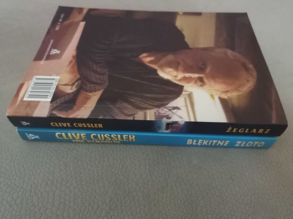 Clive Cussler "Żeglarz" i "Błękitne złoto" - 2 książki
