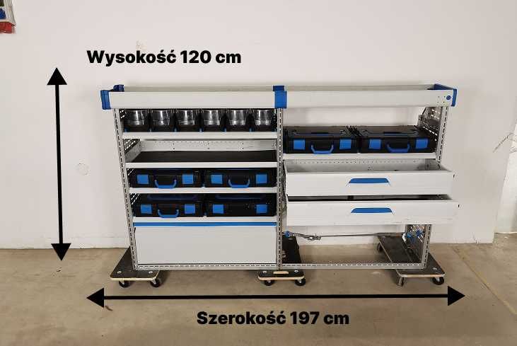Zabudowa serwisowa warsztatowa Trafic VIVARO PRIMASTAR TRANSIT CUSTOM