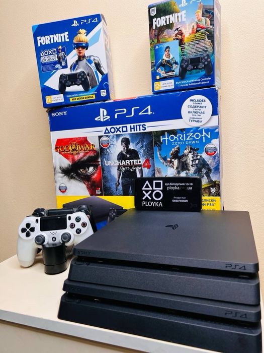 Магазин PS 4 Slim 500 gb +100 ігор