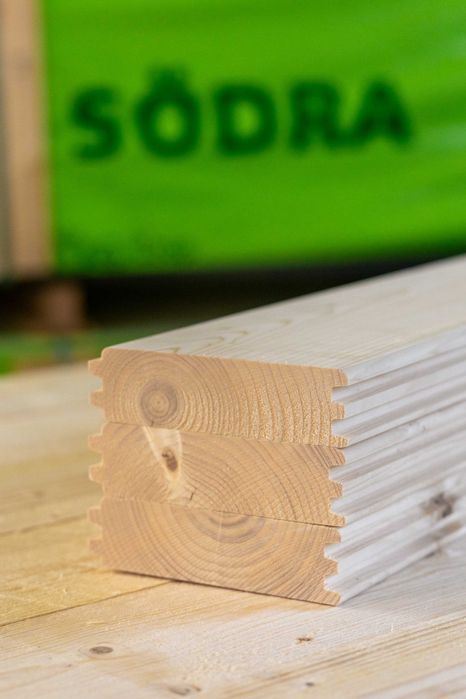 Balik ścienny, deska, podwójny piórowpust, C24