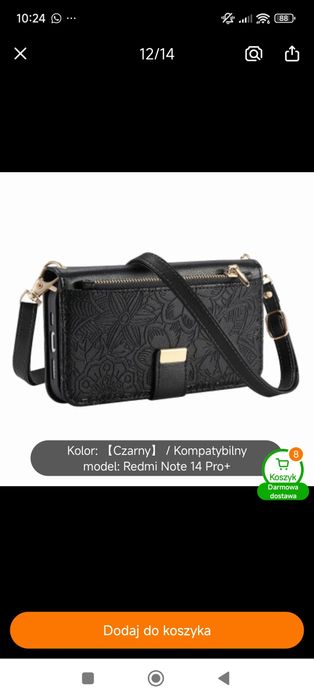 Etui, portfel do Xiaomi Redmi Note 14 pro +