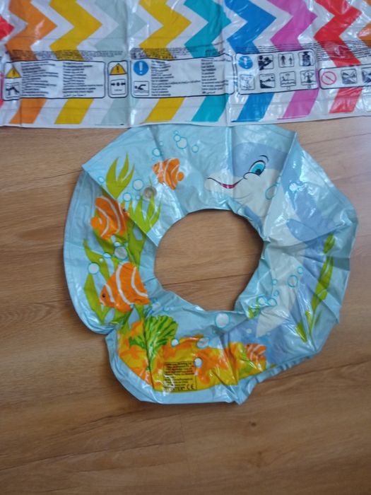 Materac plus koło do pływania