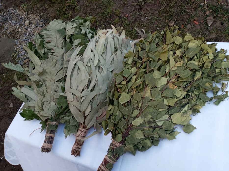 Веники Для Бани Віники для сауни дубові березові липові