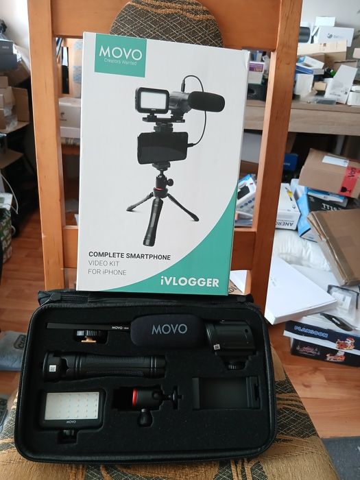 Movo Zestaw do vlogowania iVlogger-PRO dla iPhone'a/Androida