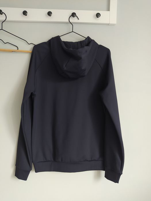 Granatowa męska bluza z kapturek, kangurka Softshell Castore Mclaren