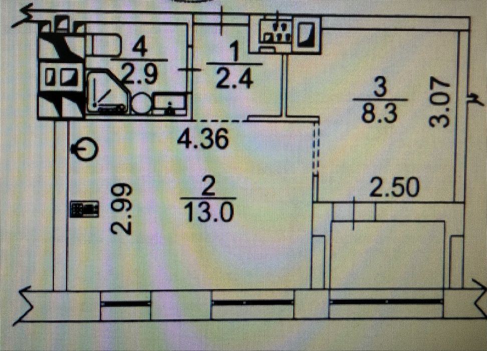 1-кімнатна квартира за адресою вул. Замковецька (площа 29 м²) - Atlanta.ua - фото 24