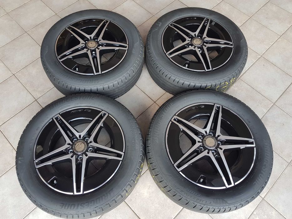 Koła DEMO Mercedes EQA EQB AMG 7,5x18 5x112 opony 235/55 NOWE 2023
