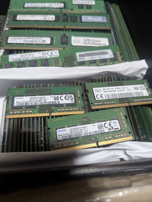 Оперативна пам'ять DDR3  | DDR4 | DDR4 для ноутбуків 4GB-8GB-16GB ОПТ