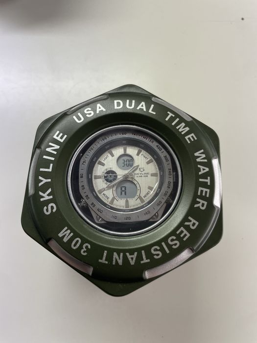 Relógio Skyline USA Dual-Time 30M