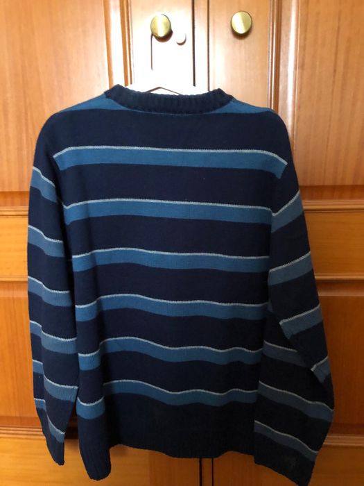 Camisola homem gola redonda