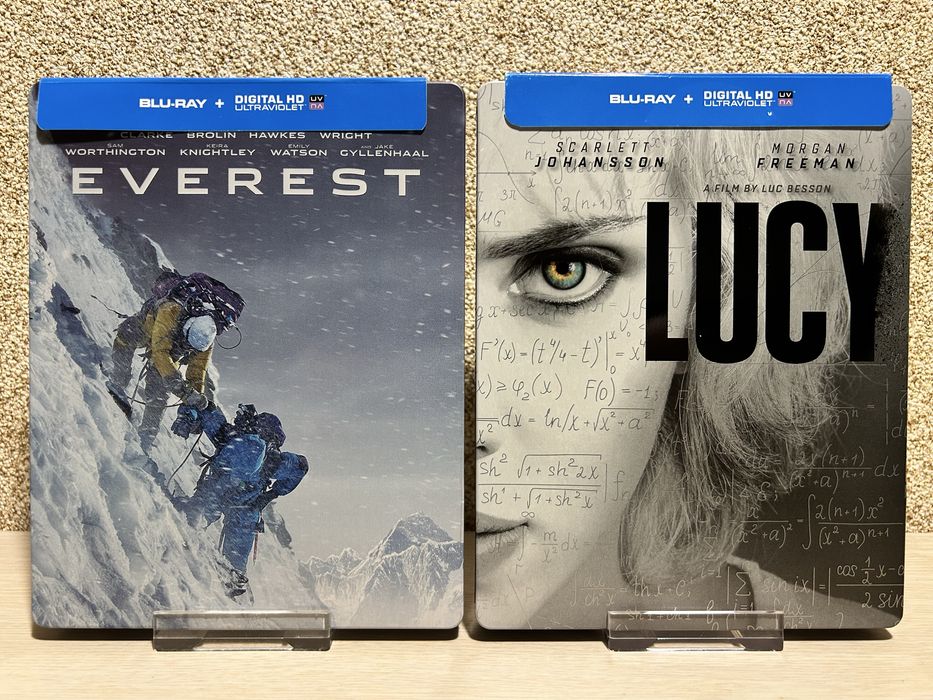 Steelbook Blu-ray Аквамен/ Гравитация /Пассажиры/ Обливион/ Эверест