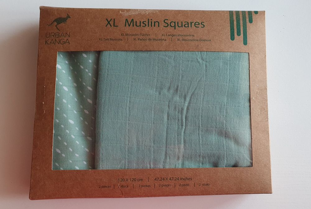 Pieluszki muślinowe / otulacz,  2szt. 120x120 NOWE