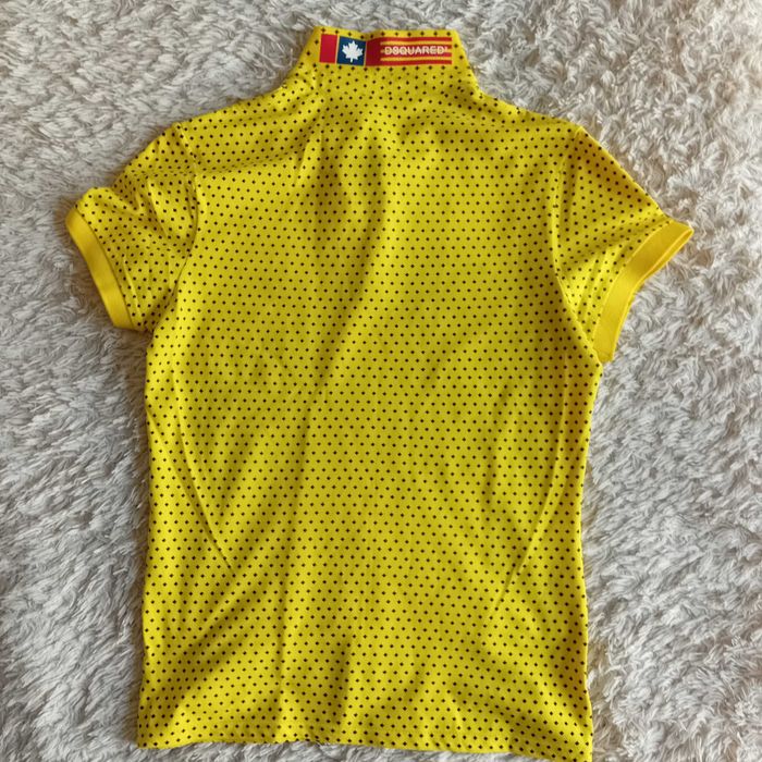 Koszulka polo żółta, DSQUARED