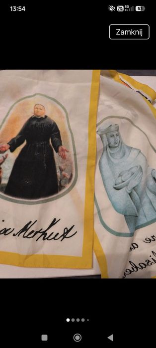 Szarfa religijna z Włoch