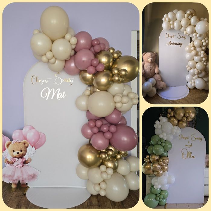 Dekoracje balonowe ścianka balonowa Łódź i okolice balony ścianka