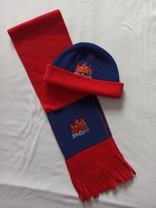 Czapka oraz szalik Zygzak McQueen