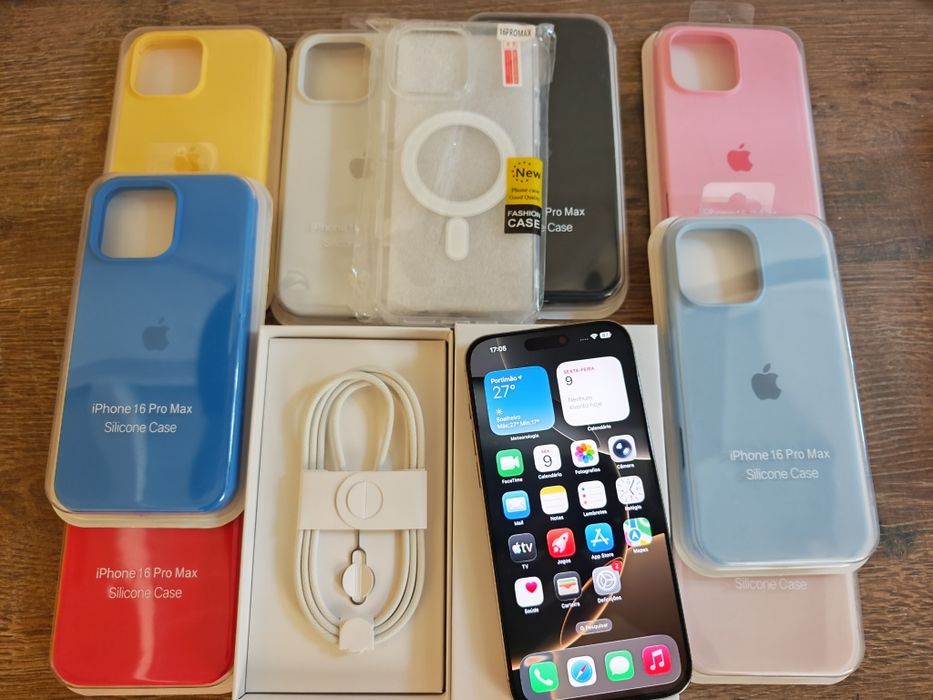 iPhone 16 Pro Max  6 9" 256GB Natural Titanium Aceito Retomas