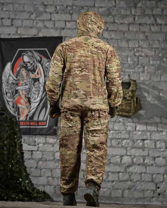 Маскувальний костюм Мультикам із шліфованої сітки M-4XL Без передоплат