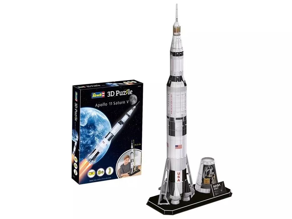 Puzzle 3D 136 Apollo 11 Saturn V. Revell