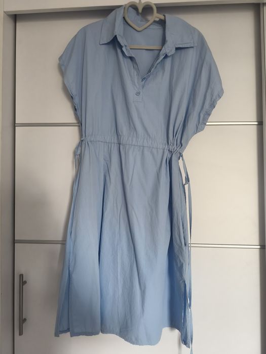 Sukienka letnia, niebieska