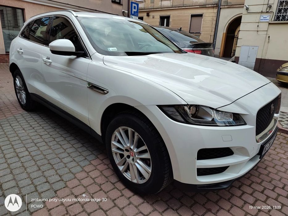 Jaguar F-Pace Jaguar F-PACE 2017 2.0D/240 AWD Automat – napęd 4x4, FV 23%