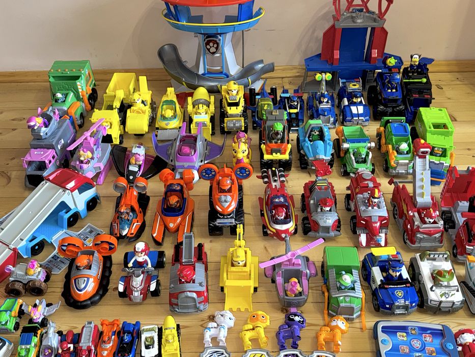 Щенячий патруль фігурки з машинками всі герої