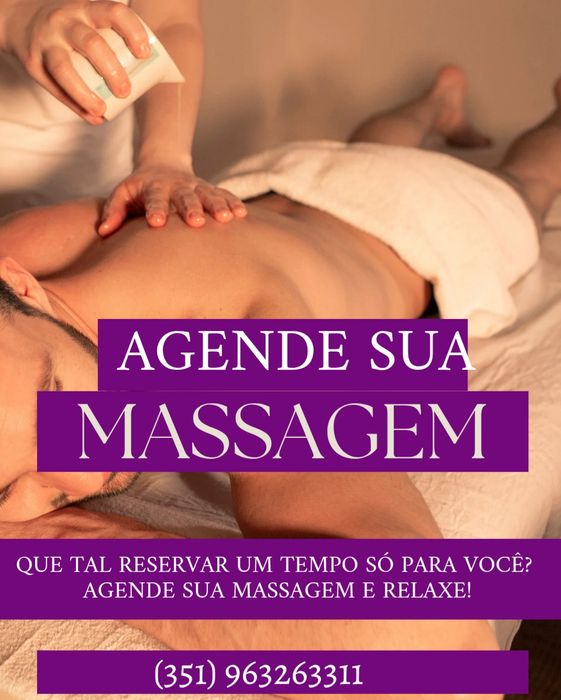 Massagem Terapêutica, Relaxante, drenagem linfatica,.