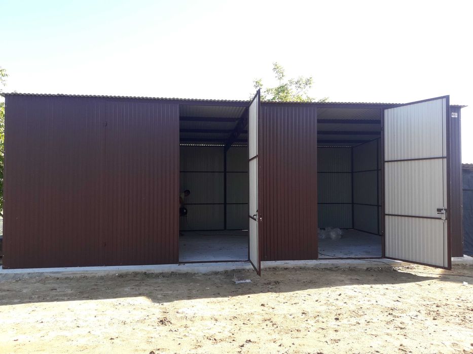 Garaż blaszany 7x6 - Hala -Garaże Blaszane -Wiata -Magazyn -GRZYWSTAL