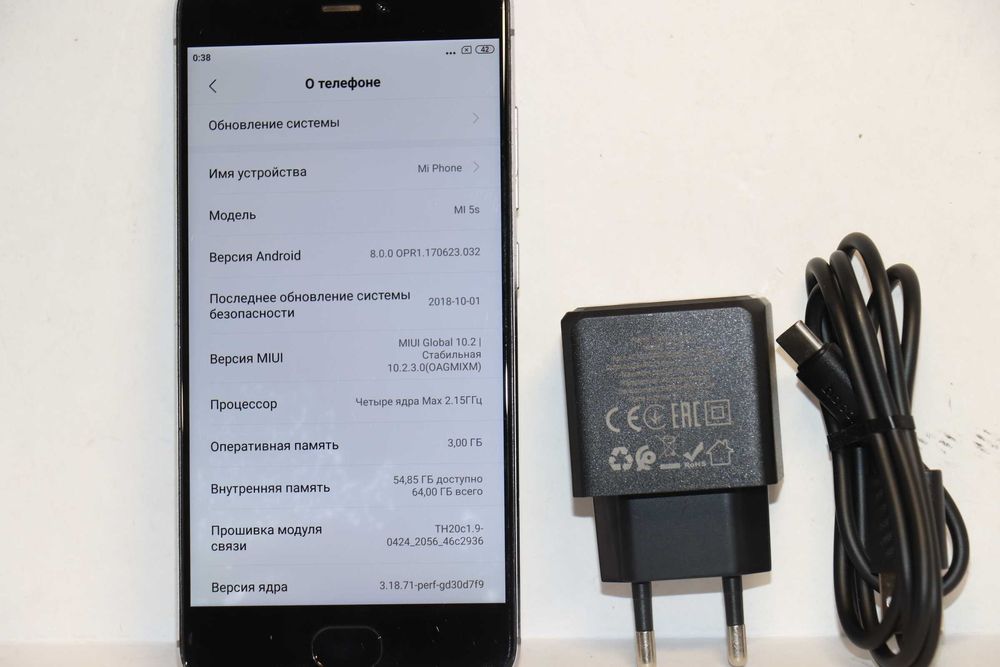 Xiaomi Mi5s 3/64GB Gray, хороший стан!