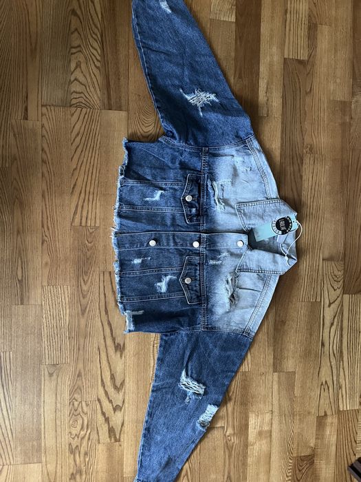 Kurtka jeansowa katana ombre L