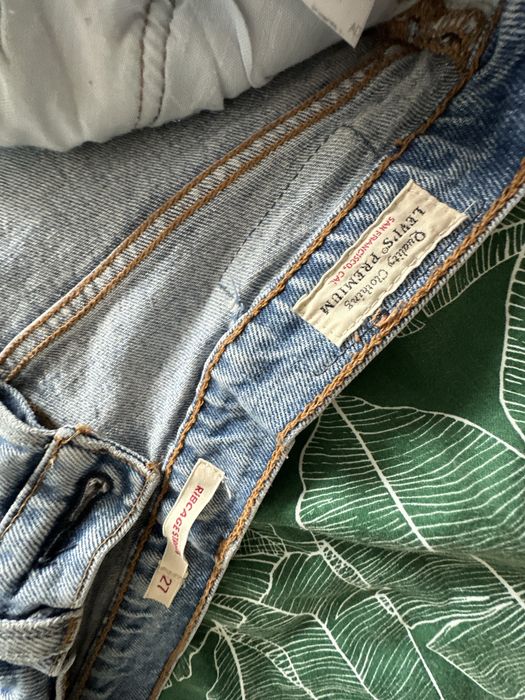 Jeansy mom fit wide leg levis premium W27 L29 S/M